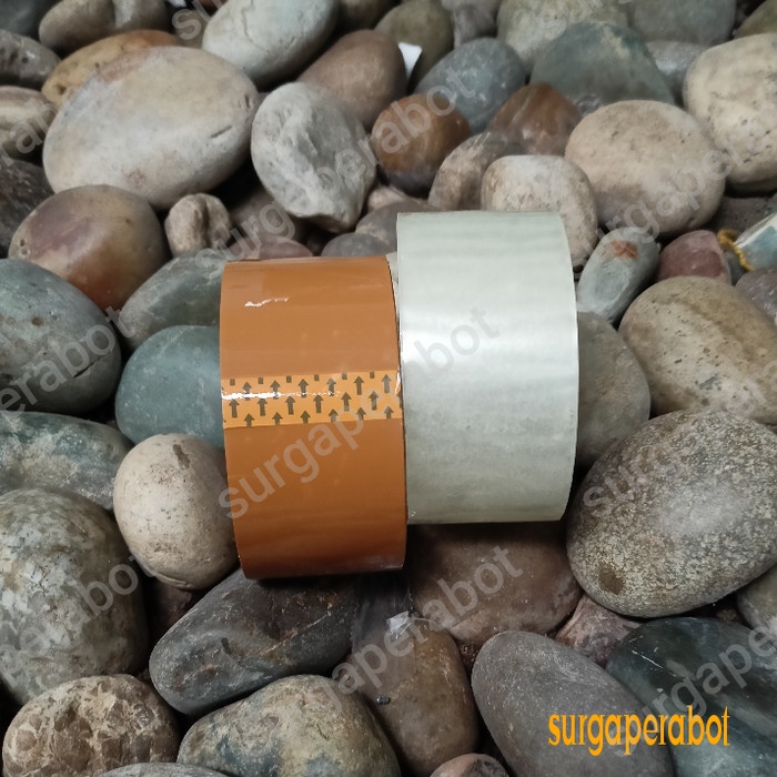 

Lakban Bening / Coklat 1 dus isi 72 roll 45mm x 90Yard 2 inch Murah