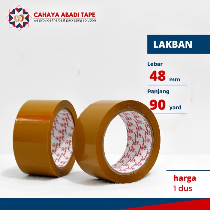 

LAKBAN BODHI UK 48 MM X 90 YARD PER DUS