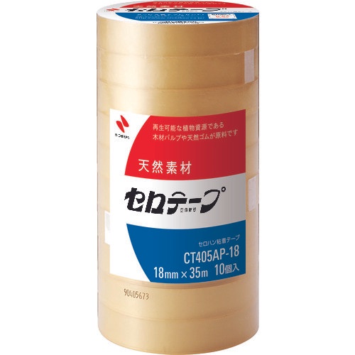 

Nichiban Sellotape for commercial use CT405AP-18mmX35m (10 rolls) Biom
