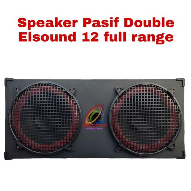 Speaker Pasif Double Elsound 12inch Full Range