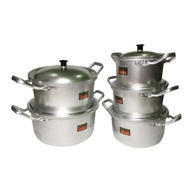 Panci Halco Set 5 Susun ( Via Go -Send )
