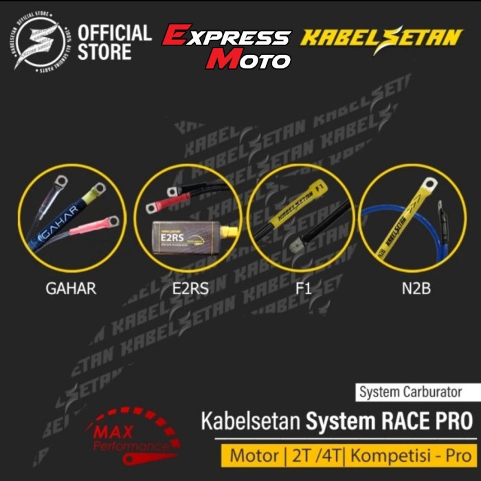 [New] Kabelsetan Race Pro Karbu 2Tak 4Tak - Kabel Setan Ninja Mio Nmax Vario Terbaru