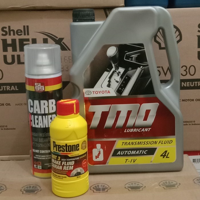 ✨Baru Oli Tmo Transmission T4 Paket Carb ClaenerMinyak Rem Prestone Diskon