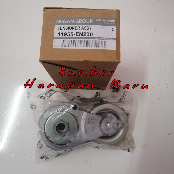 Tensioner Fan Belt Assy Grand Livina 1.8cc Original populer