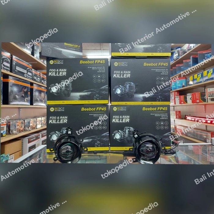 [New Ori] Foglamp Projector Biled High/Low Beam Beebot Fp 45 Original Ready Stok Limited