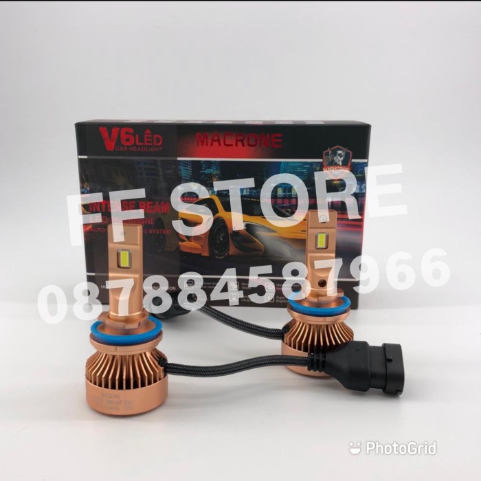 [Baru] Lampu Led H11 V6 Macrone Terbatas