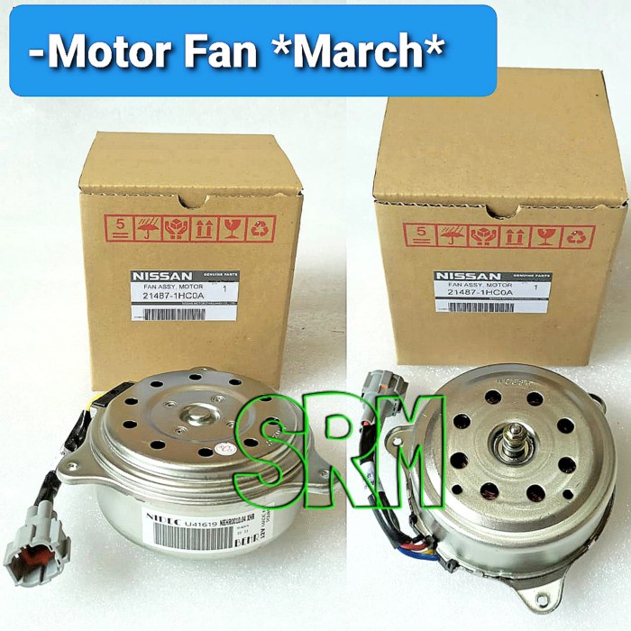 ✨New Ori Motor Fan Radiator Nissan March Motor Fan Nissan March Asli Terbatas