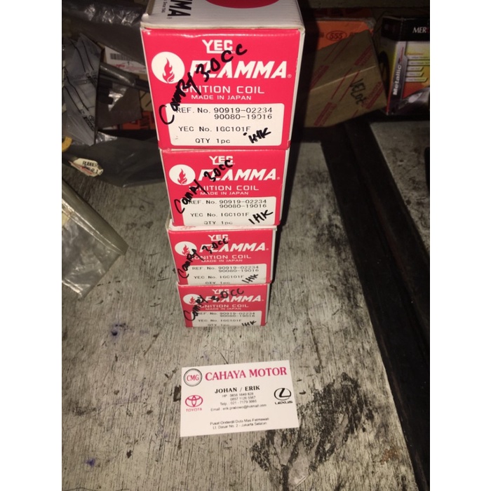Coil Busi Ignition Camry Harrier Alphard 3.0Cc 3000Cc Yec Japan Kode Br07