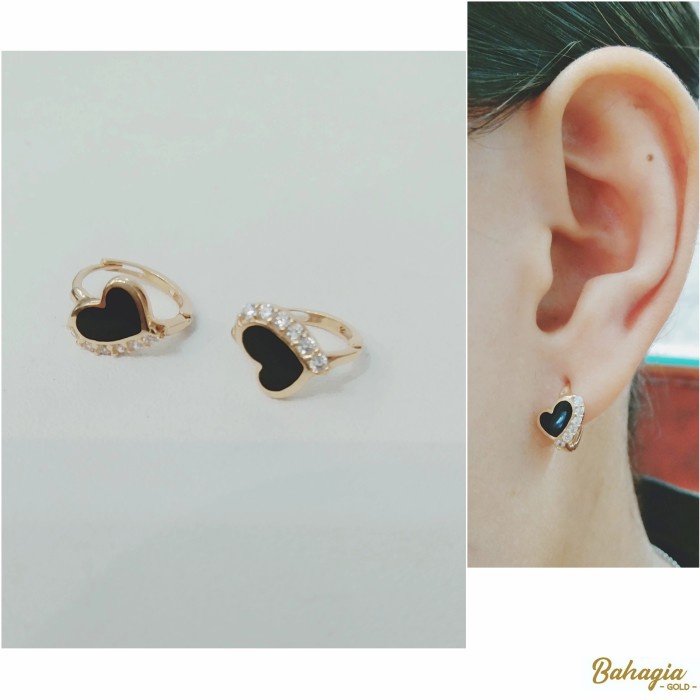 ✨Termurah Anting Hati Emas Italy Kadar 700 Berkualitas