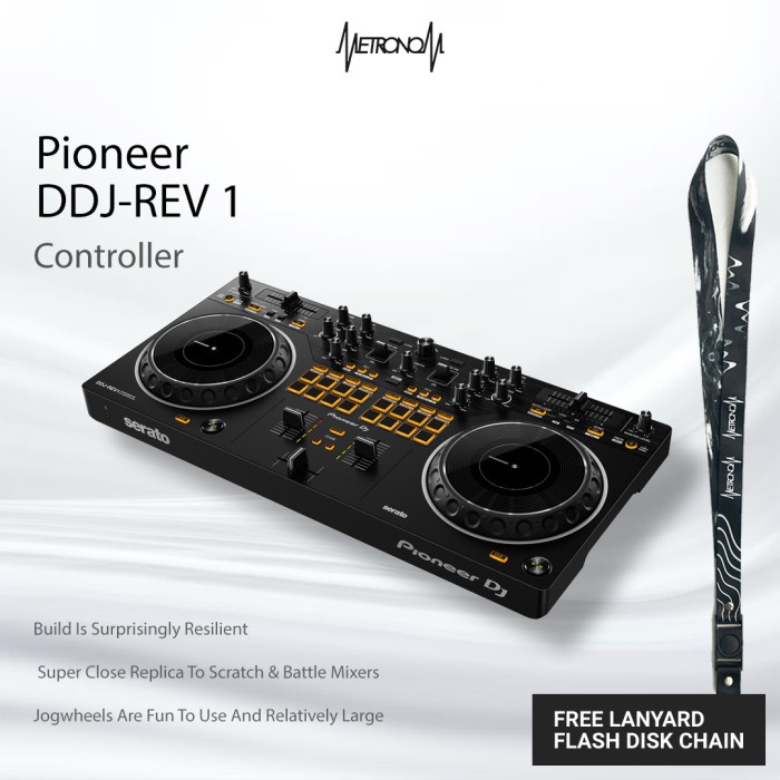 ✨Sale Pioneer Ddj-Rev1 / Ddj-Rev 1/ Ddjrev1 Dj Controller For Serato Dj Terbaru