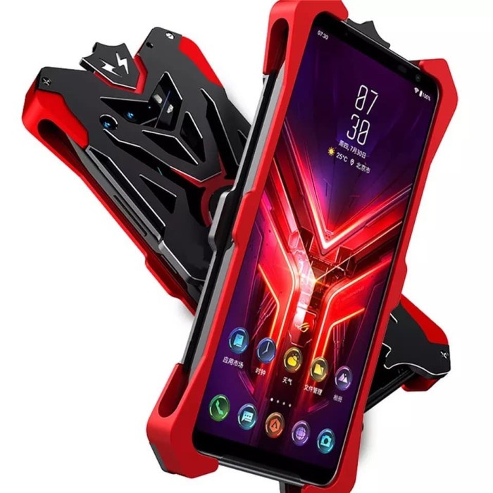 [Original] Asus Rog Phone 3 Iii Metal Case Zimon Original Armor Hard Back Cover Terbaru