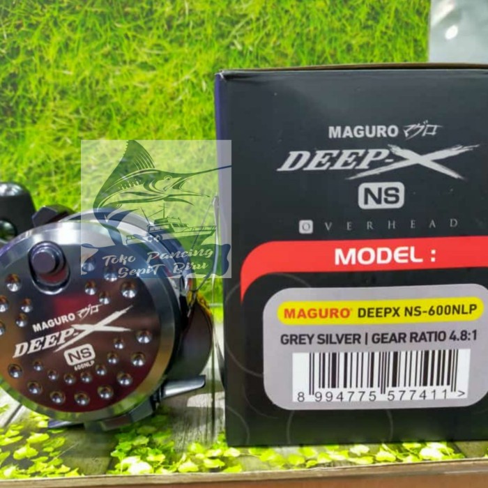 ✨Ori Reel Oh Maguro Deep X Ns 600Nlp Black Silver Handle Kiri New 2021 Bisa Gojek