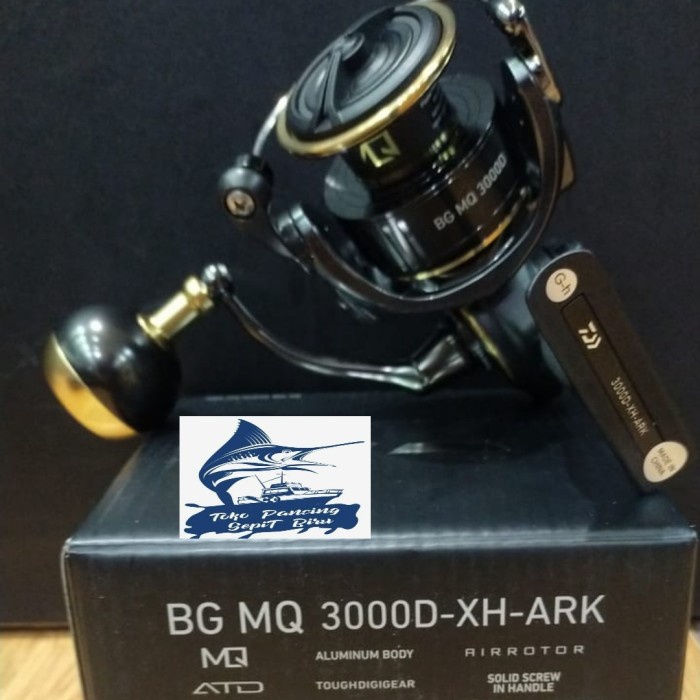 ✨Ori Reel Daiwa Bg Mq 3000D-Xh-Ark Power Handle Max Drag 9Kg New Bisa Gojek