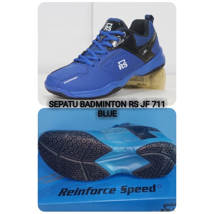 [Best Seller] Sepatu Badminton Rs Jeffer 711 - Rs Jf 711 Original Bisa Gojek