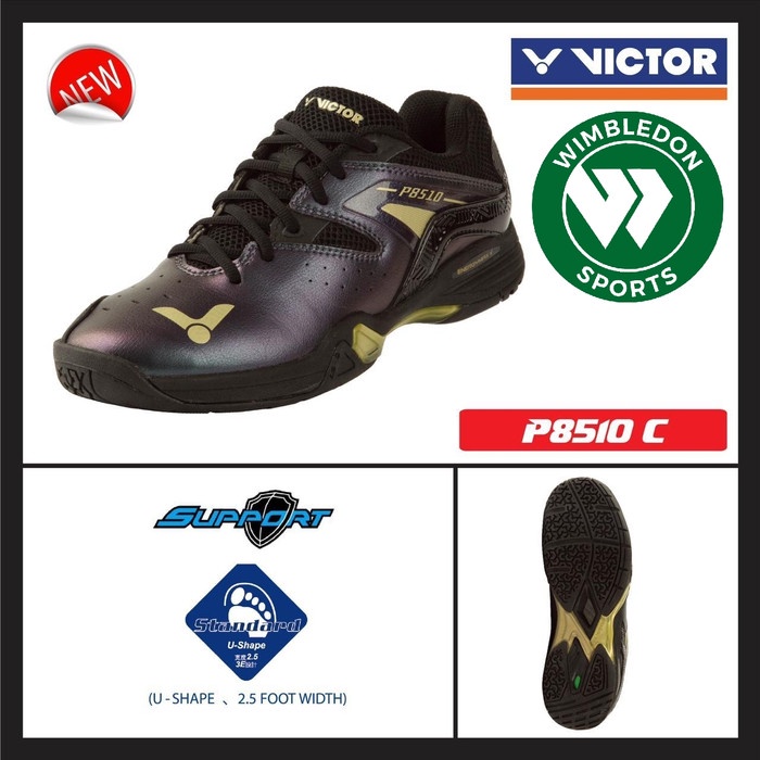 [Best Seller] Sepatu Badminton Victor P8510C / Sepatu Victor P 8510 C / P8510 C Diskon