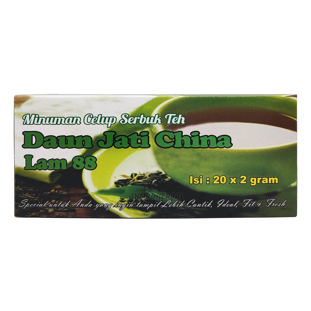 

TEH DAUN JATI CINA LAM 88 CELUP / OBAT PELANGSING ALAMI GROSIR!! LANGSING DIET ALAMI ORGANIK