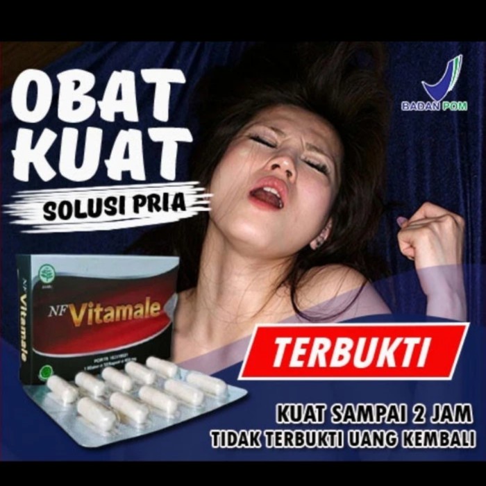 Terlaris Terlaris - Nf Vitamalee Hwi Asli Original % Herbal Pria Tahan Lama SALE