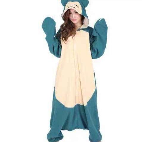 KOSTUM ONESIE SNORLAX POKEMON PIKACHU PIYAMA BAJU TIDUR