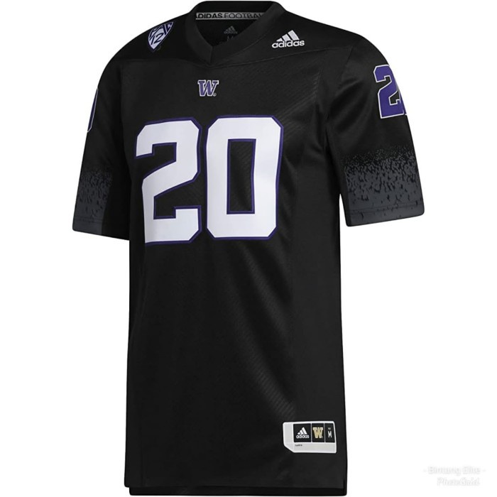[New] Jersey Nfl Adidas College Washington Huskies Original Baju Nfl Ori Limited