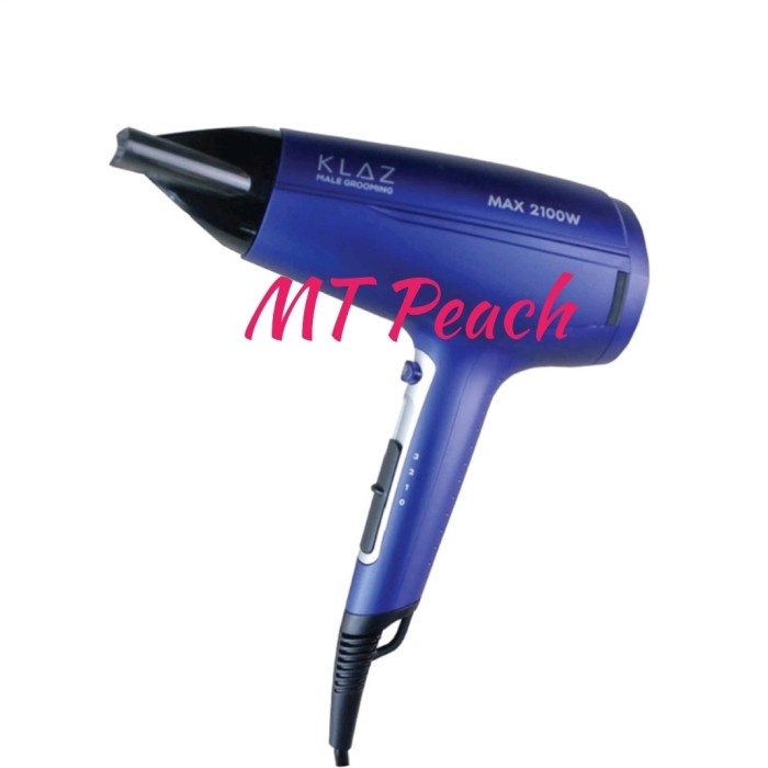 [Ori] Klaz Hair Dryer Black Biru Pengering Rambut Diskon