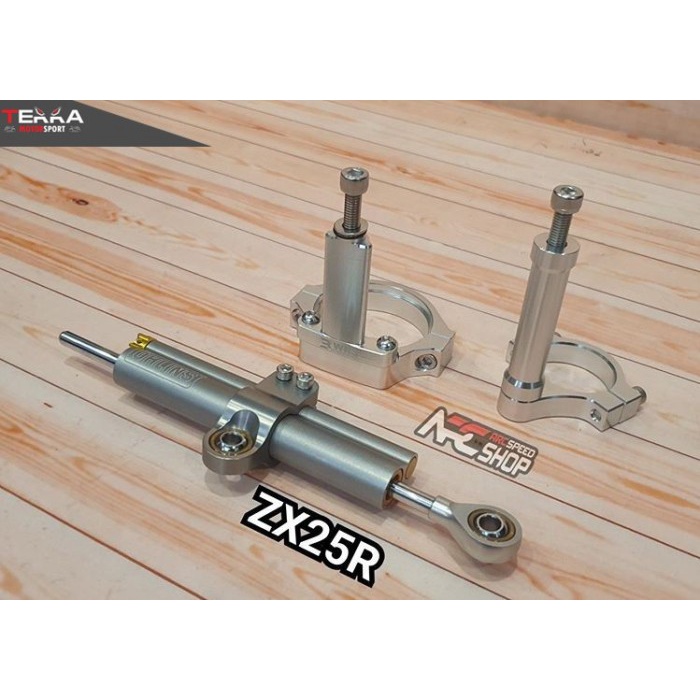 [Baru] Steering Dumper Ohlins Stabilizer Zx25R Zx25 R  Dudukan Breaket Wr3 Bisa Sameday