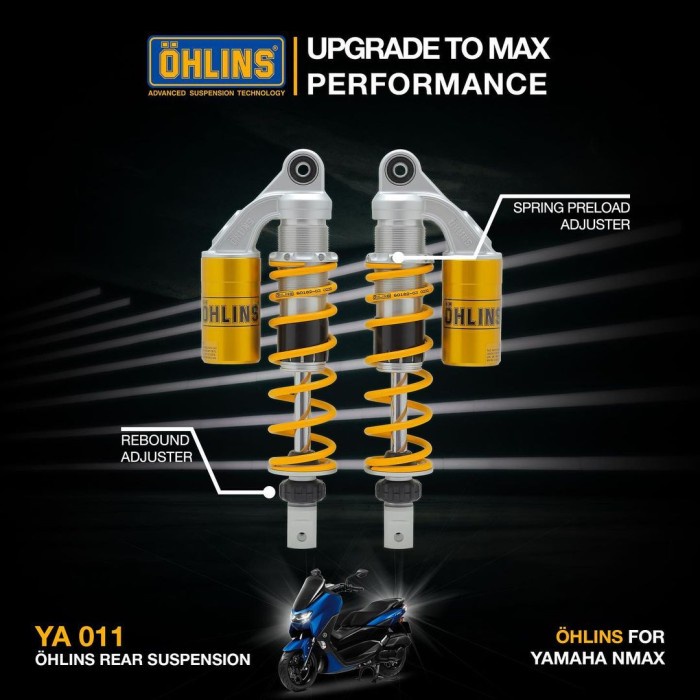 [Baru] Shock Ohlins Yamaha Nmax New Ya 011 Terbaru