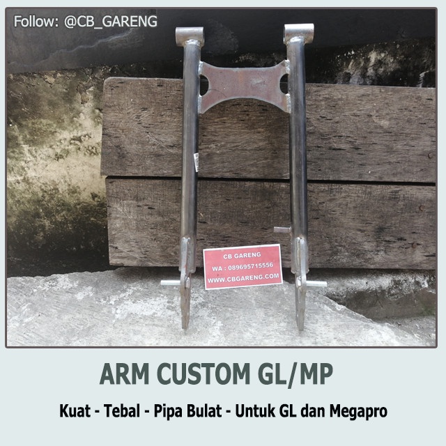 ✨New Arm Custom Megapro / Arm Bulat Gl Terbatas