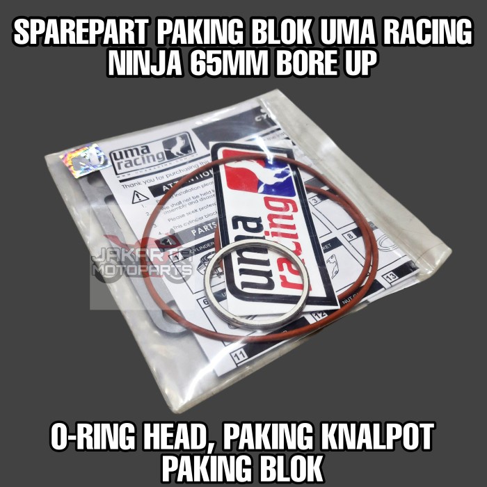 ✨New Ori Uma Racing Paking Set Blok Bore Up Ninja 65Mm Original Diskon