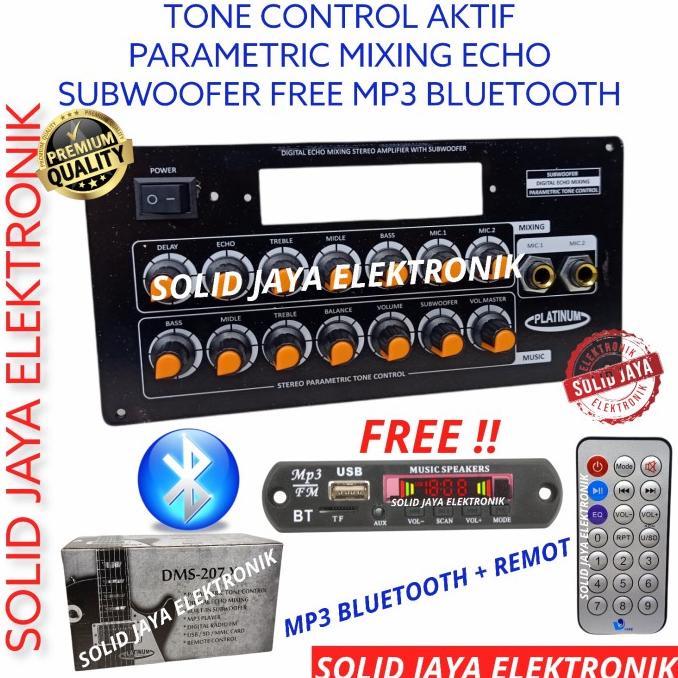 TONE CONTROL AKTIF DMS-207 MP3 BLUETOOTH TONE MIXING ACTIVE DMS 207.X