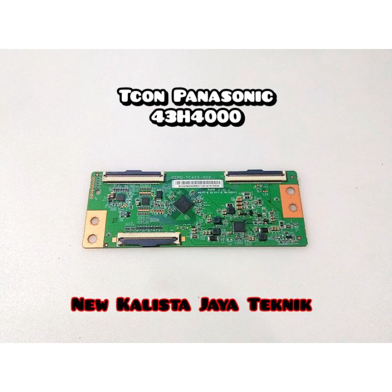 TCON PANASONIC 43H400G TICON LOGIC 43H400 TCON TV 43H400G TIMING CONTROL TV LED PANASONIC TH 43H400G