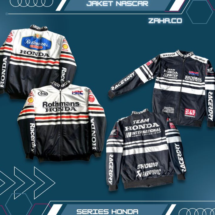 (56O✐$⋆ Jaket Nascar Sunmori Honda Rothmans NGK7]