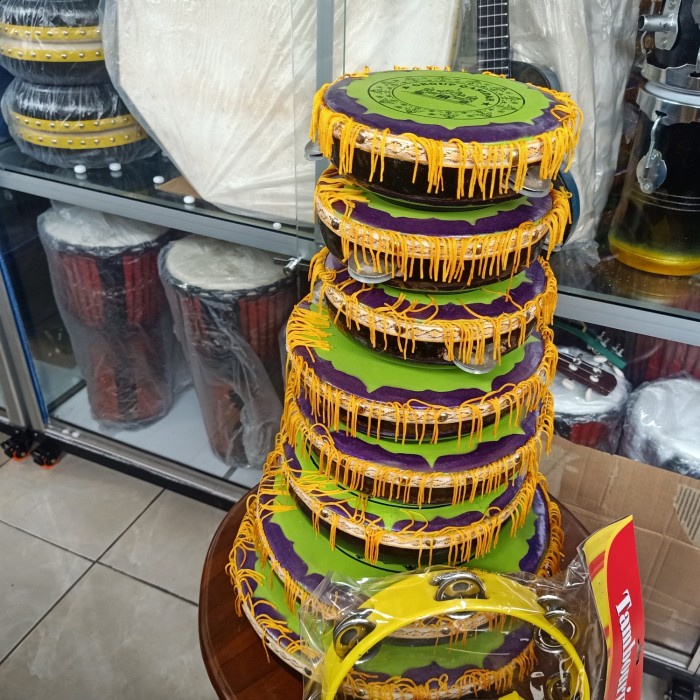 Terlaris Rebana Lasqi Qosidah Jepara Isi 8 Pcs