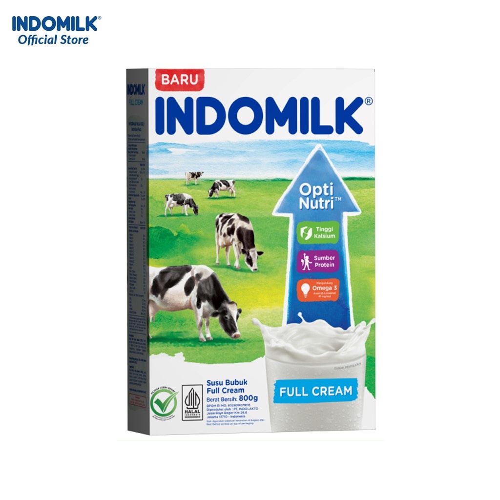 

Indomilk Full Cream Plain Susu Bubuk Box 800 gr