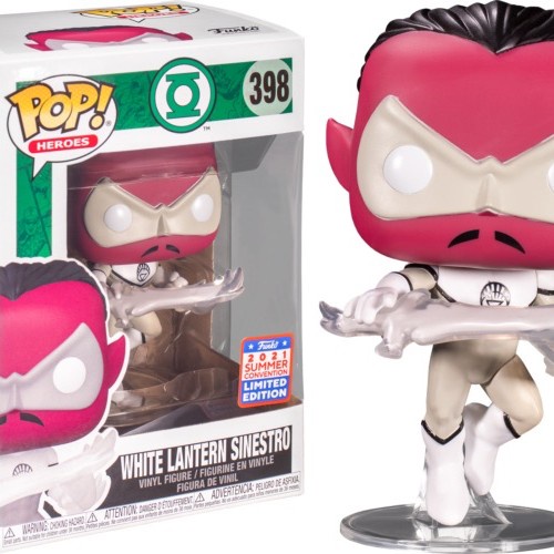 ✅Baru Funko Pop Exclusive Sdcc 21 Dc Green Lantern - White Lantern Sinestro Berkualitas