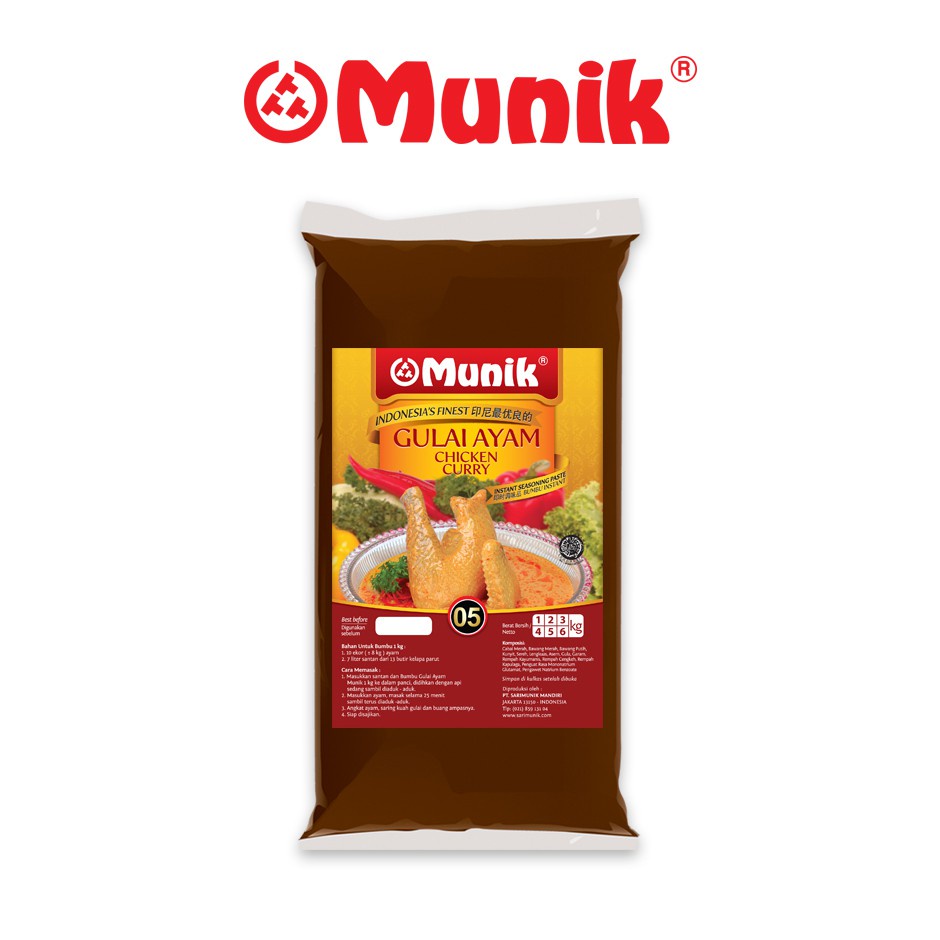 

Bumbu Munik Gulai Ayam-1000gr