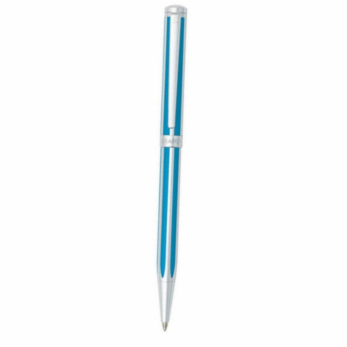 

✨Sale Sheaffer® Intensity Cornflower Strip Featuring Chrome Plate Ballpoint Bisa Sameday