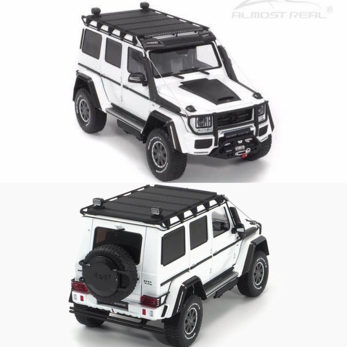 ✨New Almost Real Mercedes-Benz Brabus G550 Adventure 4×4² 2017 White Terbatas