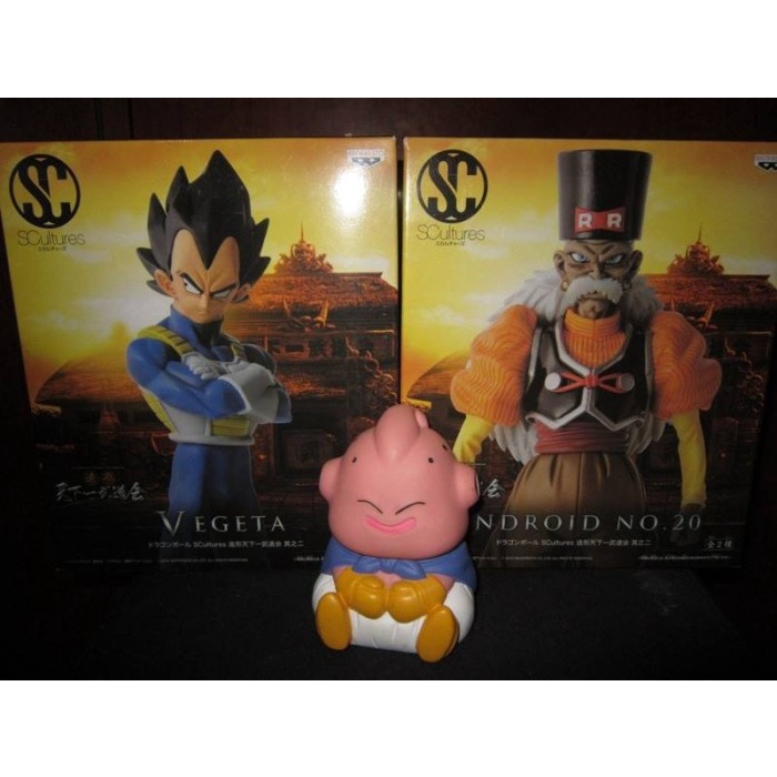 ✨New Dragon Ball Scultures Tenkaichi Budoukai 2 Vegeta Android 20 Set 2 Berkualitas