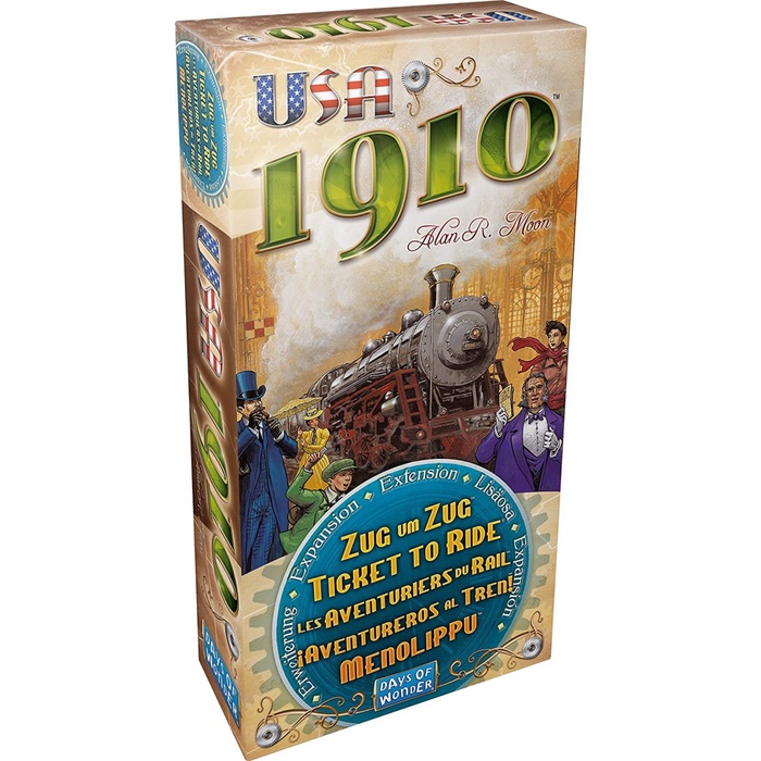✅New Ticket To Ride: Usa 1910 Expansion - Board Game Terbatas