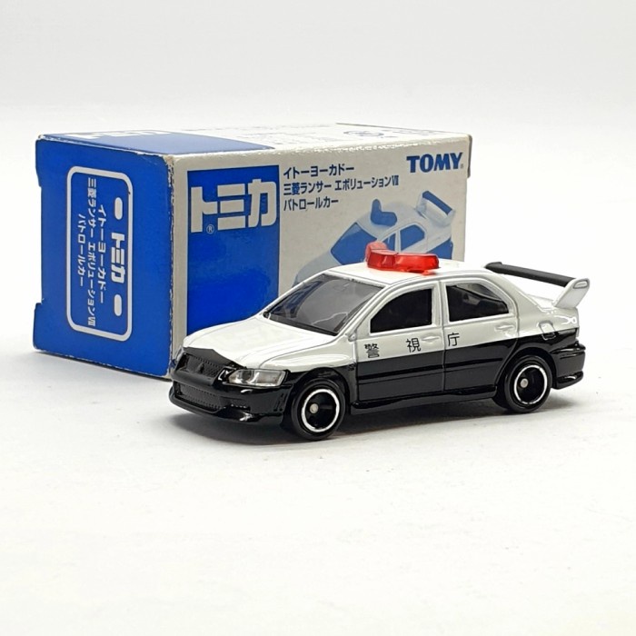 ✅COD Tomica Mitsubishi Evo Vii Patrol Car Rare Berkualitas