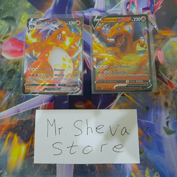 ✅New Charizard V Rr Dan Vmax Rrr Pokemon Indonesia Terbatas