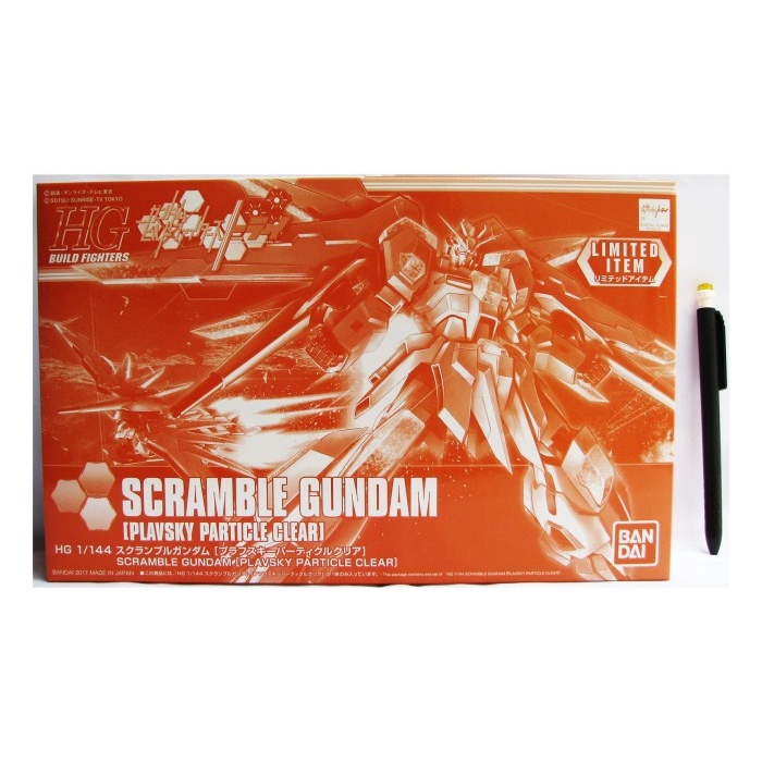 ✨New Bandai Gundam Limited Item Hg Scramble Gundam Plavsky Particle Clear Berkualitas