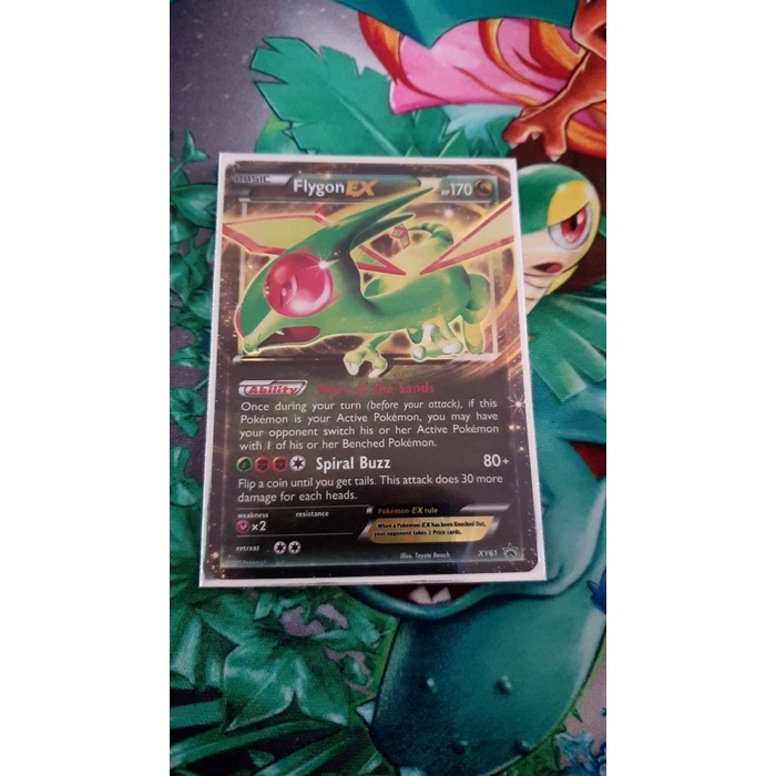 ✅New Flygon Ex - Xy61 - Promo Pokemon Xy Promos  Oversize Card Berkualitas