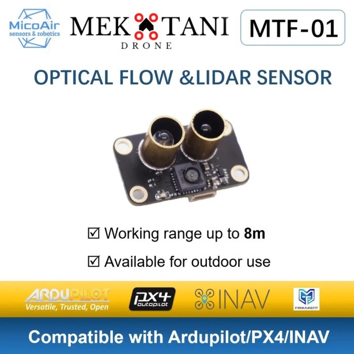 ✅New Micoair Mtf-01 Optical Flow Lidar Sensor Fpv Drone Inav Ardupilot 8M Limited