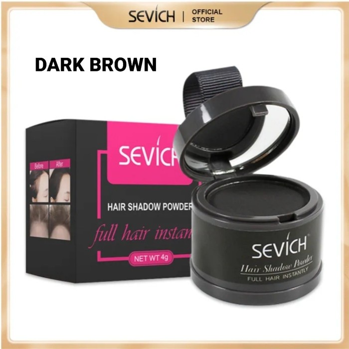 sevich hair shadow Bedak Rambut Penutup Semir Uban