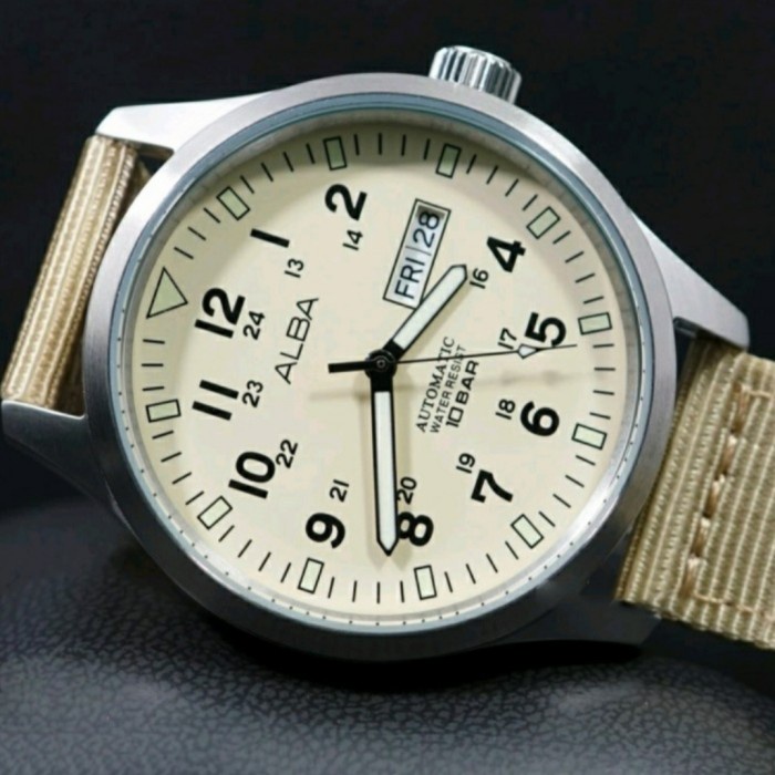 ✅Ori Jam Tangan Pria Alba Al4221 X1 Alba Al4221X1 Automatic Terbaru