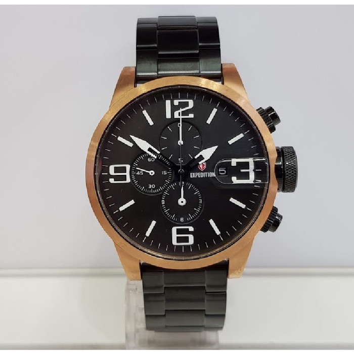 ✅Sale Jam Tangan Pria Expedition E6386 Sport Stainless Steel Diskon
