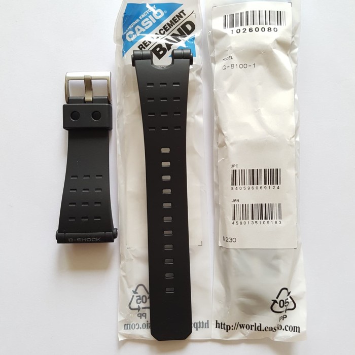 ✅Ori Strap G-Shock G-8100-1 / G-8100 / Casio Original Berkualitas
