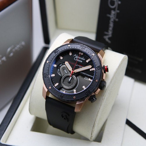 ✅Sale Alexandre Christie Pria Ac 6627 / Ac6627 Black Rosegold Garansi Resmi Terbaru