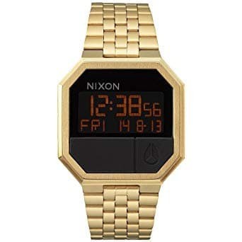 ✅Original Nixon A158502 - Digital - Re Run Gold Black Digit - Jam Tangan Pria Berkualitas